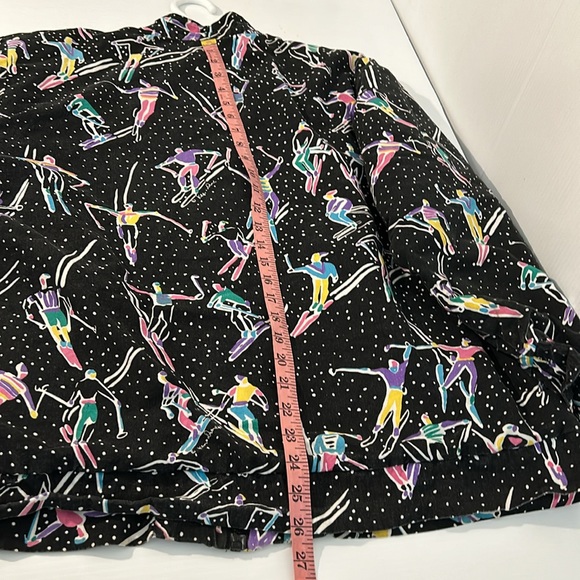 Art to Wear by Ken Done Jacket Ski print vintage - Picture 9 of 16